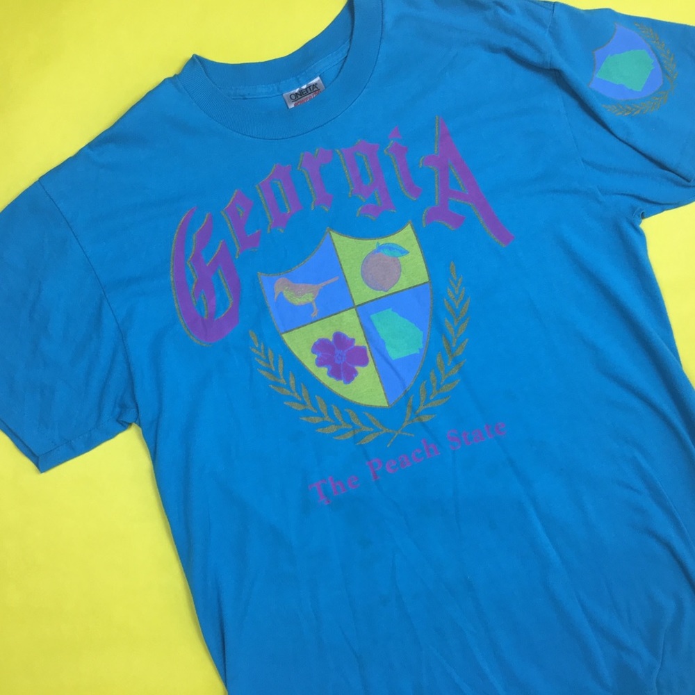 Vintage Georgia t shirt. The Peach state.
